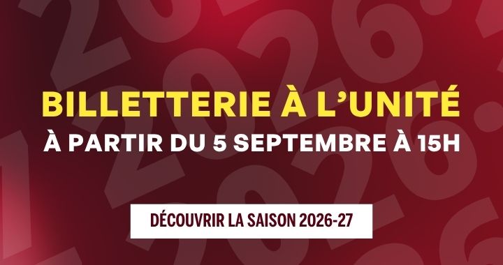 Billetterie &agrave; l'unit&eacute;