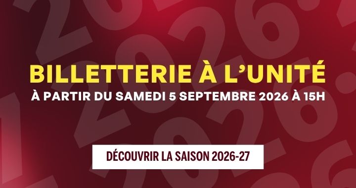 Billetterie &agrave; l'unit&eacute;